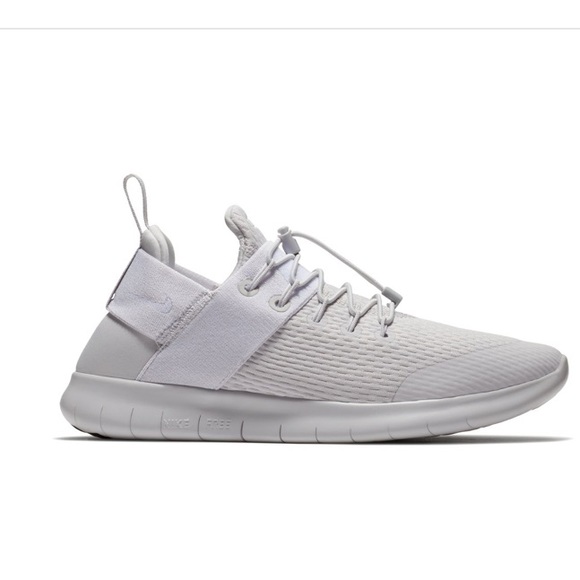 Nike Shoes - Nike free run white sneakers